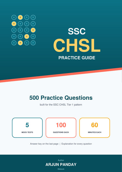 SSC-CHSL practice guide book
