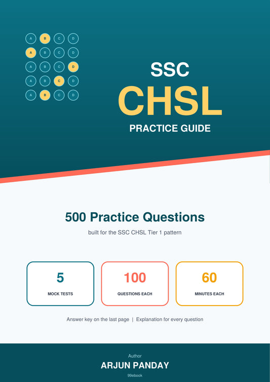SSC-CHSL practice guide book